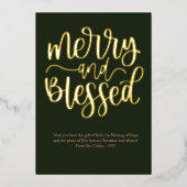 可愛メリーい賛美写真 箔シーズンカード (正面)