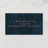 可愛モダンいカップケーキベーカリー 名刺 (裏面)