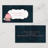 可愛モダンいカップケーキベーカリー 名刺 (正面/裏面)