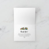 可愛モダンいカラフルハッピーバースデー サンキューカード