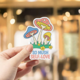 可愛モダンいキノコと自己愛 シール