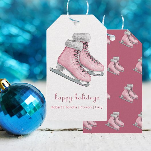 可愛モダンいクリスマス ギフトタグ