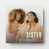 可愛モダンいシスター定義の写真 フォトプラーク (正面)