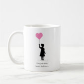 可愛モダンいシンプルミニマル コーヒーマグカップ (左)