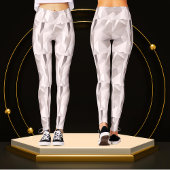 可愛モダンいスリーバー灰色の幾何学的パタユニークーン レギンス