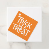 可愛モダンいタイポグラフィトリックハロウィーン フェイバータグ (インサイチュ)