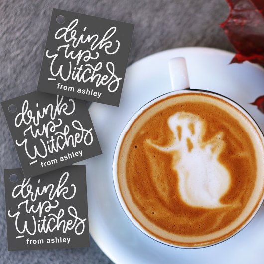 可愛モダンいタイポグラフィ面白いハロウィーン引用文 フェイバータグ