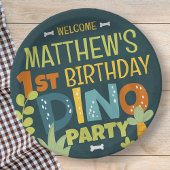 可愛モダンいディノデュラキッド誕生日 ペーパープレート