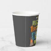 可愛モダンいディノデュラキッド誕生日 紙コップ (右)