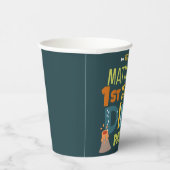 可愛モダンいディノデュラキッド誕生日 紙コップ (右)