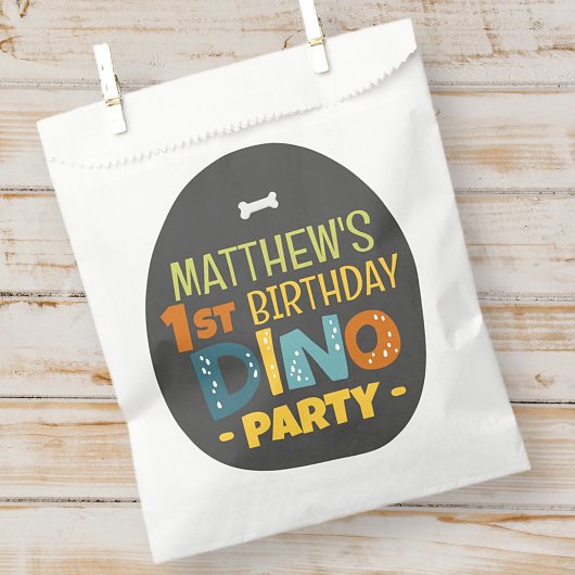 可愛モダンいディノ恐竜キッド誕生日ありがとう フェイバーバッグ