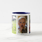可愛モダンいトレンディー写真を作成する独自のパパpre ツートーンマグカップ (中央)