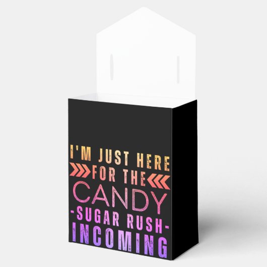 可愛モダンいハロウィーンキャンディパーソナライズされたー フェイバーボックス (オープン)