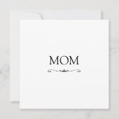 可愛モダンいハート母の日用カード カード (正面)