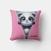 可愛モダンいパンダキッズ クッション (正面)