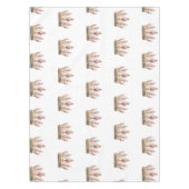 可愛モダンいピガーリーッミニマルクの赤ちゃん テーブルクロス (正面)