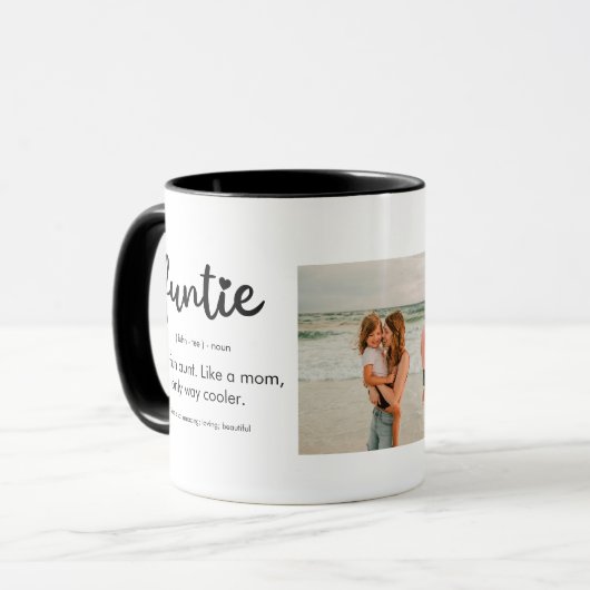 可愛モダンいファンティ定義2フォトアンティギフト マグカップ (正面左)