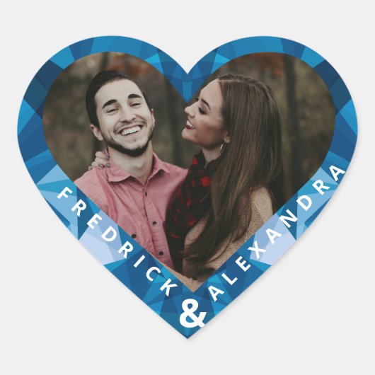 可愛モダンいブ結婚ルー ハートシール (正面)