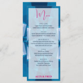 可愛モダンいブ結婚ルー メニュー (正面/裏面)