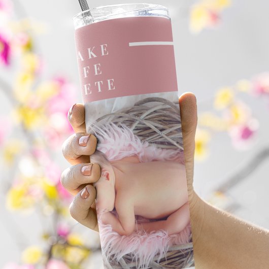 可愛モダンいベビー写真 |ピンクと白 |引用文 タンブラー