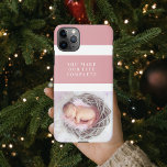 可愛モダンいベビー写真 |ピンクと白 |引用文 iPhone 11Pro MAXケース<br><div class="desc">ピンクの背景にモダンかわいいベビーフォトピンク&ホワイト引用文を魅力的ご紹介！この愛らしい製品は祝、あなたの小さな人があなたの人生にもたらす喜びと愛に最適である。あなたは心温まる記念デザインや思いやりある贈り物を探しているかどうかは、この共有は、あなたが必要としているだけの物である。あなたの小さな愛と喜びをデザインで人生に持ち込んだ。今すぐ注文して瞬間を永遠大切に大切に！この甘モダンいベビー写真製品は、親の本質とあなたの家族に祝の最新追加をキャプチャするのに最適である。これらの恋しく思瞬間を一生続けるチャンスを作ってはならない。今すぐ注文して、あなたの小さな思い出を大切に！</div>