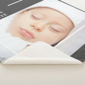 可愛モダンいベビー写真 |美しい引用文 シェルパブランケット (3/4)