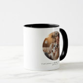 可愛モダンいペット親定義フォトペット マグカップ (正面右)