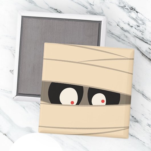 可愛モダンいミイラ怪獣ハロウィーン マグネット