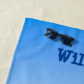 可愛モダンいロカラフルボット ビーチタオル (インサイチュ)