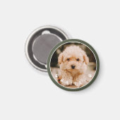 可愛モダンい前足の家族ペット写真 マグネット (正面/裏面)