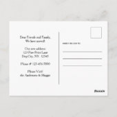 可愛モダンい家おもしろいは犬が動く場所 ポストカード (裏面)