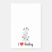 可愛モダンい愛犬の子犬 ポストイット (正面)