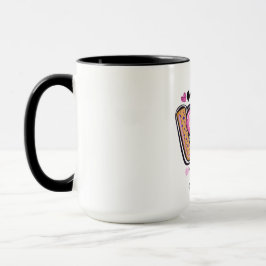 可愛モダンい愛 – バアートレンタインデー マグカップ