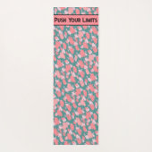 可愛モダンい抽象芸術パタカラフルーン ヨガマット (裏面)