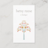 可愛モダンい木 名刺 (正面)