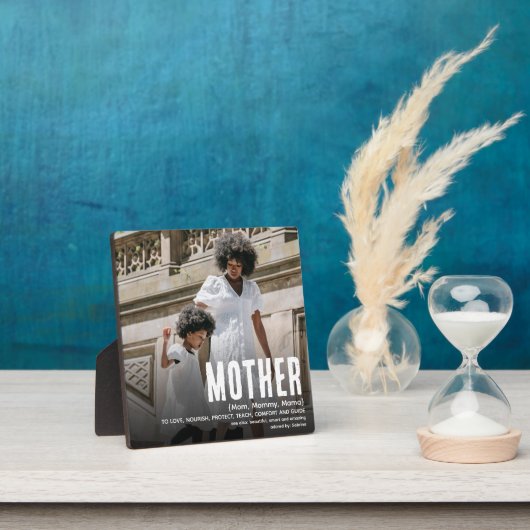 可愛モダンい母の定義と写真 フォトプラーク (インサイチュ)