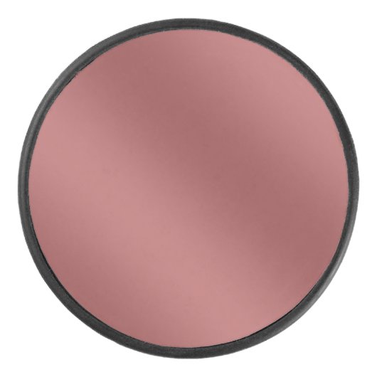 可愛モダンい水の色のグラデーシ無地のョン赤 アイスホッケーパック (正面)