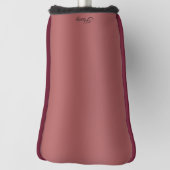 可愛モダンい水の色のグラデーシ無地のョン赤 ゴルフヘッドカバー (回転90)