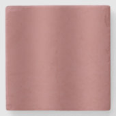 可愛モダンい水の色のグラデーシ無地のョン赤 ストーンコースター (正面)