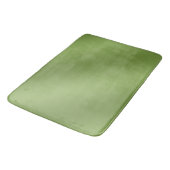 可愛モダンい無地の緑のグラデーション波形 バスマット (アングル)