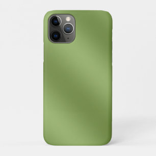 可愛モダンい無地の緑のグラデーション波形 iPhone 11 PROケース