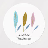 可愛モダンい男パーソナライズされたの離れ子 ラベル (デザイン1)