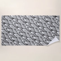 可愛モダンい白黒ヒッピーデイジーフローラ