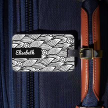 可愛モダンい白黒ヒッピーデイジーフローラ