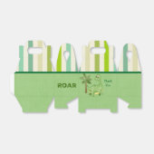 可愛モダンい緑の恐竜の少年誕生日ありがとう フェイバーボックス (折り畳みなし)