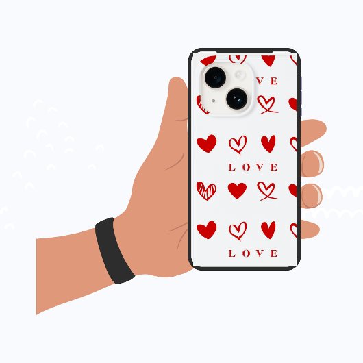 可愛モノグラムのいiPhone / iPadケース Case-Mate iPhoneケース