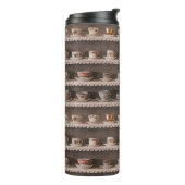 可愛ユニークいおもしろいヴィンテージカッコいいコーヒーお茶 タンブラー (回転左)