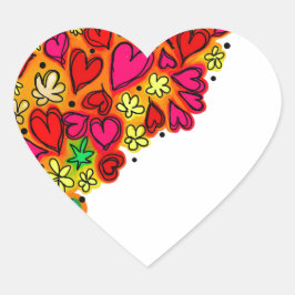 可愛ユニークいハート ハートシール
