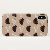 可愛ユニークいロットワイラーパピー&ボーンズ柄 Case-Mate iPhoneケース (裏面(横))