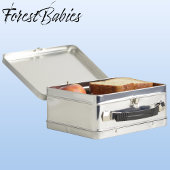 可愛ユニークい孔雀お洒落鳥の漫画グラフィック メタルランチボックス